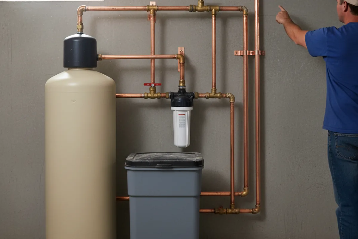 Whole-house water treatment system installed in Renfrew